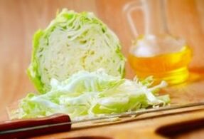 Ensalada con repollo picado