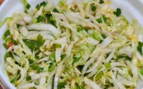 Ensalada de repollo de Beijing