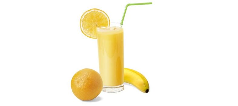 Batido de Plátano y Naranja para Dieta
